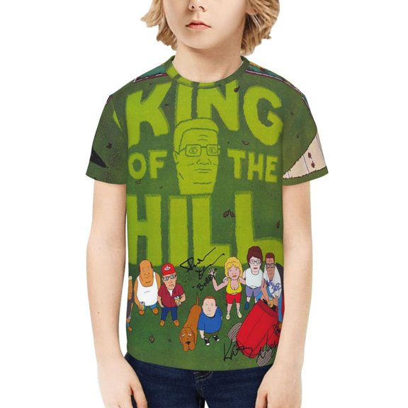 King Of The Hill Youth T-shirt Graphic Short Sleeve Top Shirts Tees for Boys Girls
