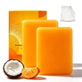 thumbnail image 2 of Persimmon Soap Bar for Body Odor Control - Purifying Deodorizing Body Wash with Goats Milk - Eliminates Odor for Men Women Kids - Natural Deodorant Soap for Face Bath Hands, 2 of 9