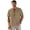 Style3-Khaki mens shirts, variant on Mceream Linen Shirts for Men Short Sleeve Button up Shirt Casual Lightweight Loose Fit Summer Beach Solid Tops Khaki L