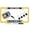 Gold - Style 1, variant on [Officially Licensed Product] - U.S. Navy Mom with Eagle, Anchor Logo - Domed Custom-Made Personalized Narrow (Thin) Top 4 Hole Metal Car License Plate Frame with Free caps - Black (Qty: 1 Frame)