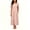 0-Pink, variant on Asgosdo Women Dresses Short Sleeve Solid Color Loose Fit Comfy Soft Lounge Maxi Dress with Pocket