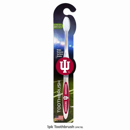 Indiana Hoosiers NCAA 1 Pack Toothbrush - White