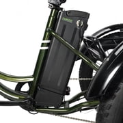 S03 Fat Tire Electric Trike for Adults, 20 All-Terrain Electric Tricycle with 750W Peak Motor, 48V 12Ah Battery, Shimano 6-Speed, Dual Disc Brakes, Black