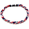 thumbnail image 1 of OOIN Package of 12 Baseball Titanium Necklaces for Boys Tornado Braided Rope Necklace, 1 of 1