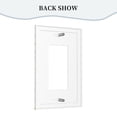 thumbnail image 4 of ZICANCN Outlet Covers Wall Plate, Easter Spring Decoration Light Switch Cover Decorative, Duplex Toggle Combo 1-Gang, 4 of 9