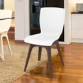 thumbnail image 2 of Compamia Mio Dining Side Chair in Brown and White, 2 of 6
