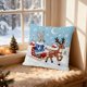 thumbnail image 3 of Cubiertas de Almohada de Navidad Decoración Festiva de 17.7x17.7 Pulgadas para la Decoración Del Hogar, Fundas de Almohada de Tamaño Estándar, 3 of 6