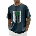 thumbnail image 1 of Tops para hombre, blusas y camisas de cuello redondo y manga corta para hombre, blusas casuales de moda con cuello redondo y manga corta para hombre, blusas para hombre, 1 of 3