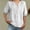 White, variant on Tweang Cotton Tunic Tops for Women V Neck Embroidered Shirt Embroidery Plain Top Summer Floral Short Sleeve Tee Turn-down Collar Boho Summer Graphic Tees Cotton Yarn Long Sleeve Shirt Blue L