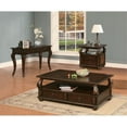 thumbnail image 2 of Elegant Coffee Table With 2 Drawers , Walnut Brown, 2 of 2