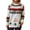 Beige, variant on IROINNID Women's Ugly Sweater for Christmas Fleece Holiday Pullover Warm Xmas Funny Crewneck Reindeer Sweater,Navy