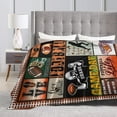 thumbnail image 6 of Football Blanket Rugby Sports Fleece Throw Blanket Fuzzy Plush Super Soft Cozy Warm Decor Ball Blanket Gifts for Girls Boys Kids Women 50"X60", 6 of 6