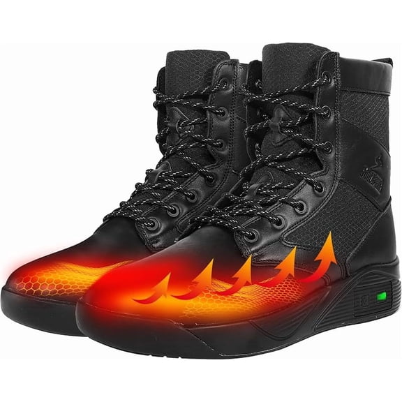 Soulsfeng Heated Boots for Men Women Futuraheat-X Winter Waterproof Warm Snow Boots Rechargeable Electric Heating Boots Foot Warmers