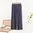thumbnail image 2 of JJHGVB Thin Pajama Pants for Women Plus Size Sleep Shorts Wide Leg Pajama Pants for Women Womens Pants Casual Comfy Pants for Women Cotton Pants for Women Loose Fit Gray L, 2 of 8