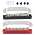 thumbnail image 3 of Bloque de distribución de energía de 2 piezas, con cubierta Max 48V 150A Bus Bar para camión automotriz RV Car Marine 12 terminales Gloria Bloque de distribución de energía, 3 of 7