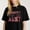 Black-2, variant on Black Mom Magic Printing T Shirt Womens Fashionable Tee
