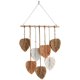 thumbnail image 4 of Colgante de pared de macramé con hojas, decoración bohemia para habitación, tapiz de pared estético tejido, decoración de boda para habitación del hogar, 4 of 5