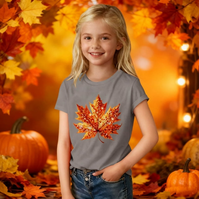 hengsof T-shirts Graphiques de Base à Manches Courtes pour Tout-Petits et Enfants