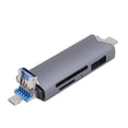 thumbnail image 1 of Lector De Tarjetas De Alta Velocidad, Lector De Tarjetas De Almacenamiento Portátil Plug And Play De Gran Capacidad Para Computadora, 1 of 7