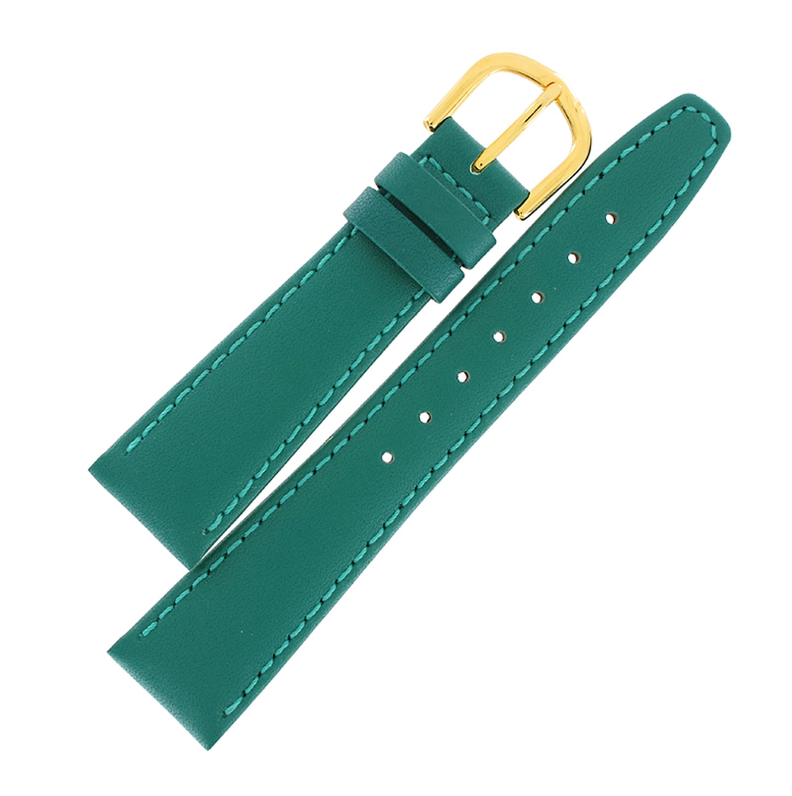 Hadley Roma LS707 16mm Ladies Regular Green Genuine Calfskin Watch Band