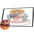thumbnail image 2 of Diamond Painting 5D DIY Full Round Drill Bear Kit Decoración del hogar (NH3389) Hugtrwg Para estrenar, 2 of 9