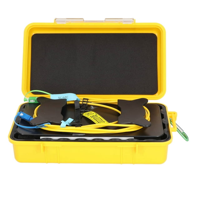 Ensemble d'Outils à Fibre Optique, Boîte de Câbles OTDR Monomode Portable et Étanche pour le Travail