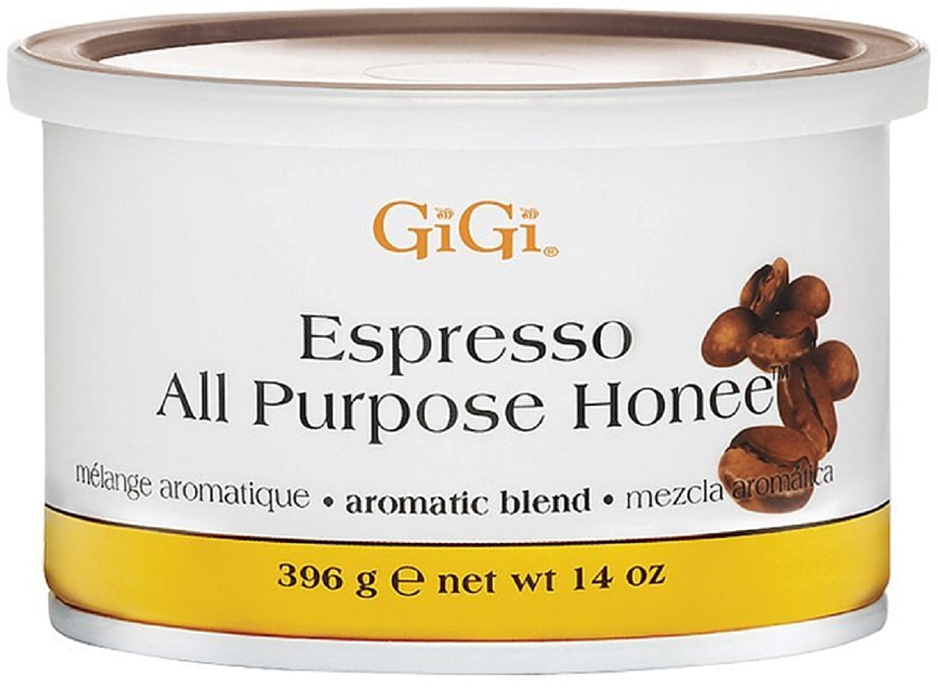 GiGi Espresso All Purpose Honee Wax 14 oz (Pack of 6)