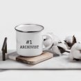thumbnail image 2 of Koyal Wholesale Stainless Steel Campfire Coffee Mug Thank You Gift, #1 Archivist, 2 of 4