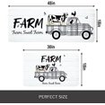 thumbnail image 5 of Farm Kitchen Rugs and Mats Sets of 2 Farmhouse Style Anti Fatigue Floor Mat Waterproof PVC Leather Non Slip Kitchen Mats for Floor Doormat for Kitchen Bathroom Decor Comfort Standing Mats, 5 of 6