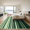 thumbnail image 3 of ODIKA 4' x 6' Machine Washable Non-Slip Area Rug, geometric striped High Traffic Rug, Green, 1274472, 3 of 7