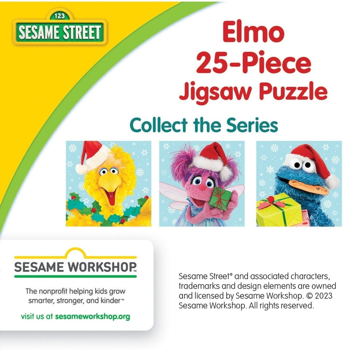 MasterPieces Sesame Street Holiday - Elmo 25 Piece Puzzle for Kids