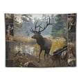 thumbnail image 5 of Orinice Deers Tapestry Wall Hanging Unique Style Graphic Tapestries for Home Decor Living Room Bedroom Apartment Farmhouse Dorm 40x60inch, 5 of 6