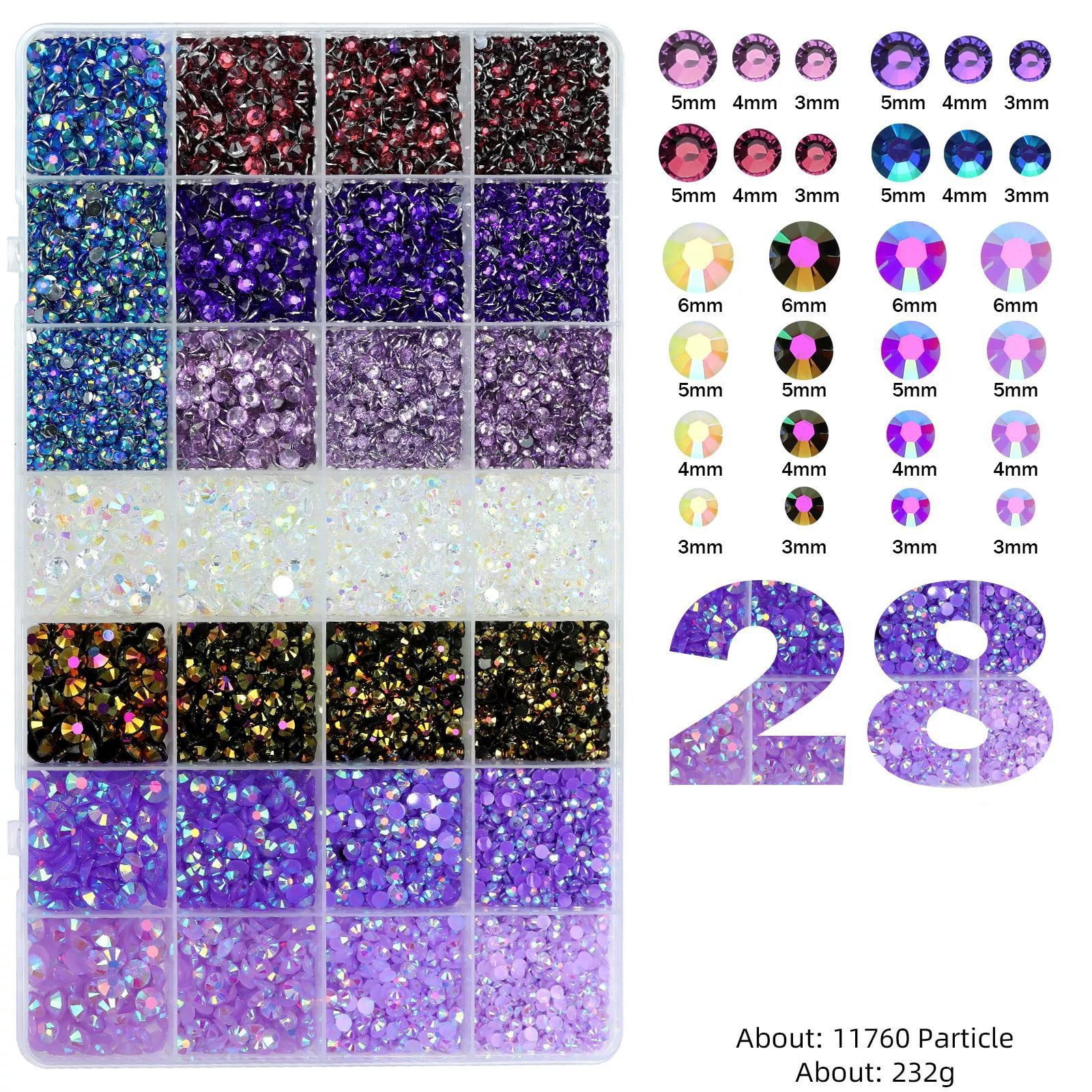 Flat Back Gemstone Resin Jelly Rhinestone Bedazzling Kit with Glue Tweezers Pen for Clothing Shoes Bag Decoration Diy Crafts Jewelry Making