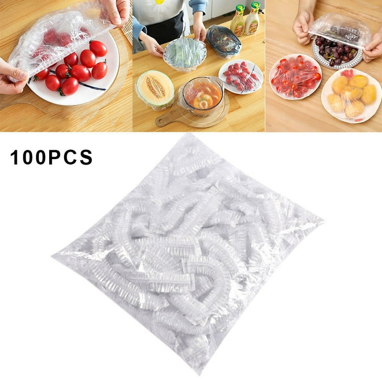 Fresh Keeping Bags 200pcs with Elastic Shrinkable Food Storage Covers for  Kitchen Bowl/Plates - Yahoo Shopping