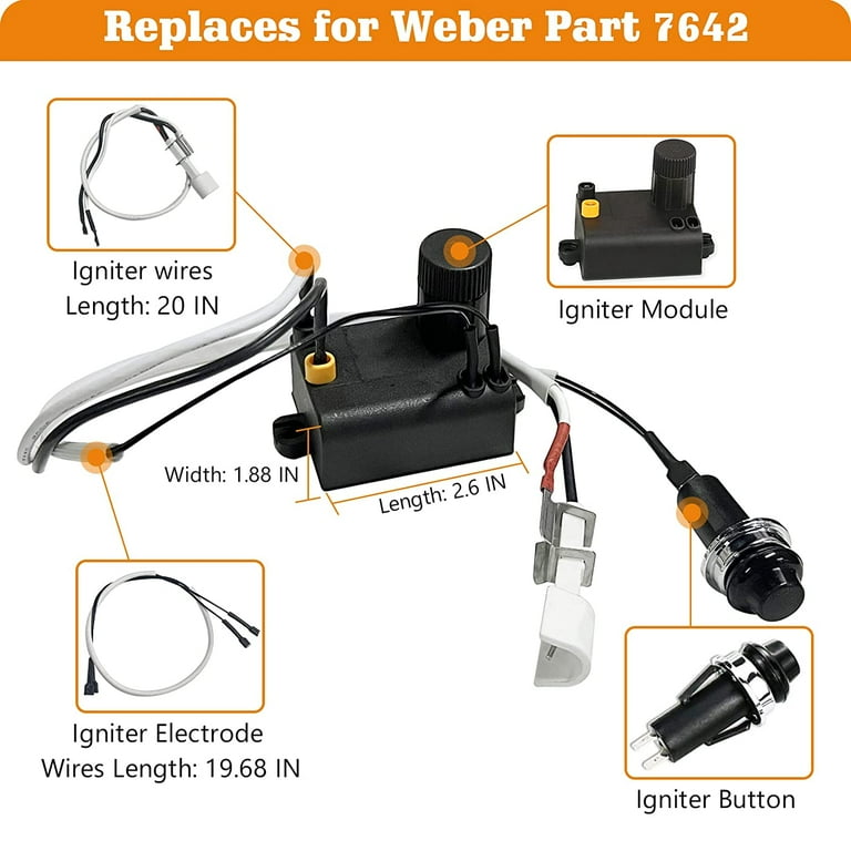 Weber spirit igniter kit top