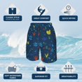 thumbnail image 5 of Shorts de Bain Pirate en Polyester Motif Maillot de Bain Homme, 5 of 5
