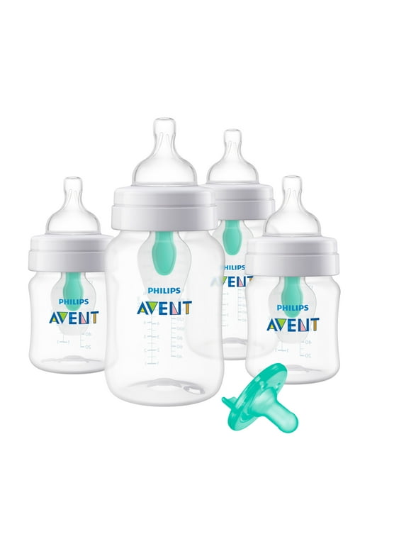 Philips Avent Anti-colic Baby Bottle with AirFree Vent Newborn Gift Set Exclusively At Walmart, SCD306/00