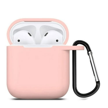 1-Pack Silicone Protective Case for Apple AirPods – Shockproof Cover Skin for AirPods Charging Case, Anti-Slip & Scratch-Resistant with Keychain Clip TIKA