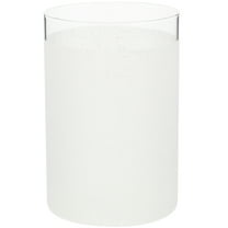 Rustic Farmhouse Vintage Linen Frosted Glass Lampshade Chandelier Lighting Fixture for Home Decor