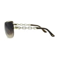thumbnail image 3 of Sofia Vergara X Foster Grant by Sofia Vergara Women's Chain-Link Shield Sunglasses, Black, 3 of 6