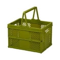thumbnail image 2 of Penkiiy Easter Egg Basket Portable Basket Collapsible Picnic Basket Stackable Basket Camping Storage Containers Toy Container Fruit Basket Sundry Toy Storage Case Groceries Outdoor Plastic, 2 of 7