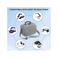 thumbnail image 3 of Carrying Case for Meta Quest 3, Hard Travel Case for Oculus Quest 3 with Elite Strap, Controllers and Other Accessories, Hard Case and Soft Lining for Travel and Storage, 3 of 7