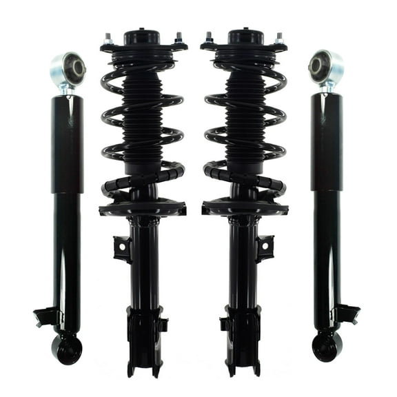 Set Front Quick Complete Strut-Coil Spring-Rear Shock For 2014 2015 KIA Sorento L4 LX AWD
