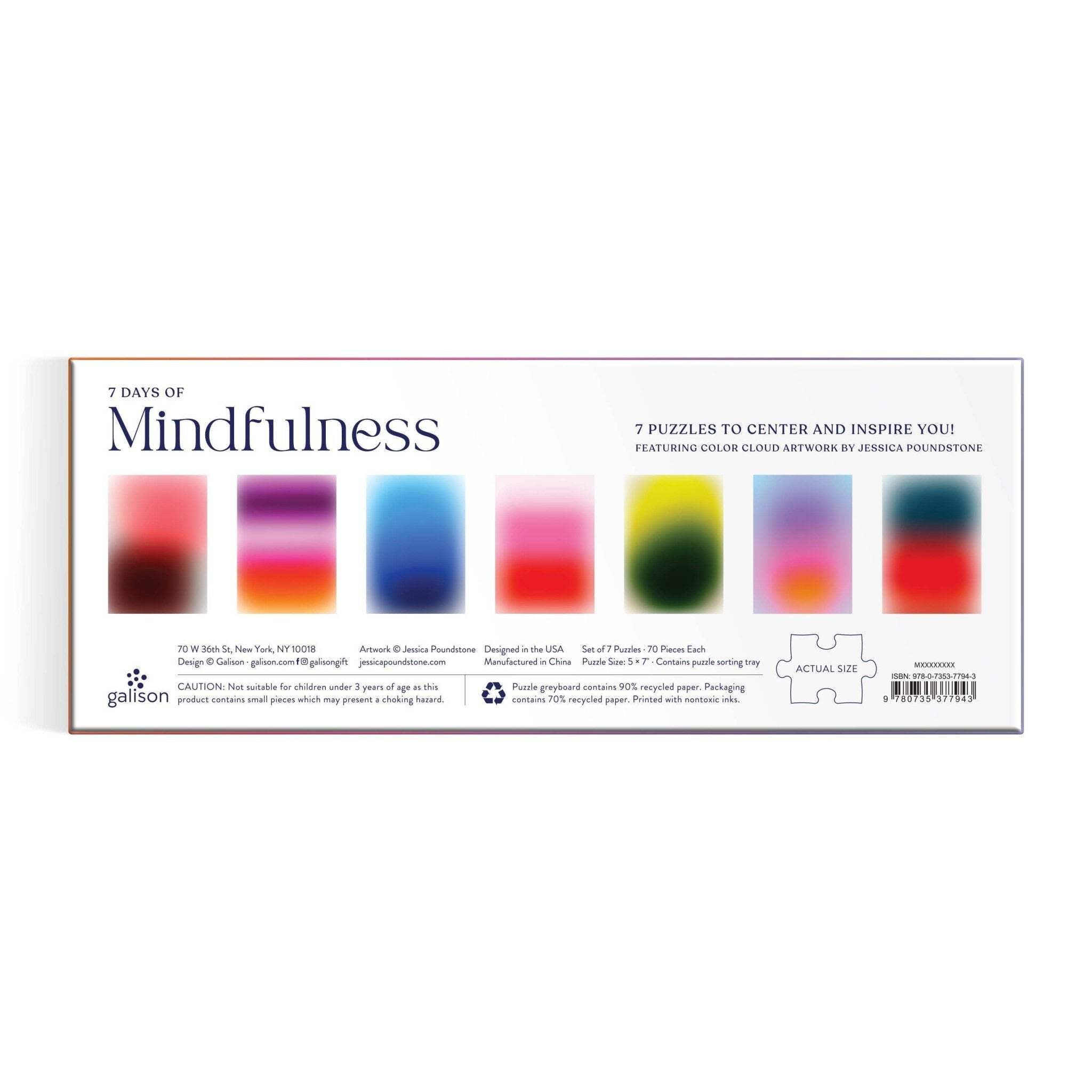 7 Days of Mindfulness by Jessica Poundstone Puzzle Set (Other)