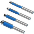 thumbnail image 4 of 8mm Shank Double-edged Trim Router Bit with Bearing for Wood Template Pattern, 4 of 7