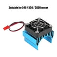 thumbnail image 3 of Heat Sink With, 1 10 Scale Electric Rc Car 540 Rc Motor Fan,Rc Cooling Fan for Fans,540 19t 550 3650 Motor Blue, 3 of 8