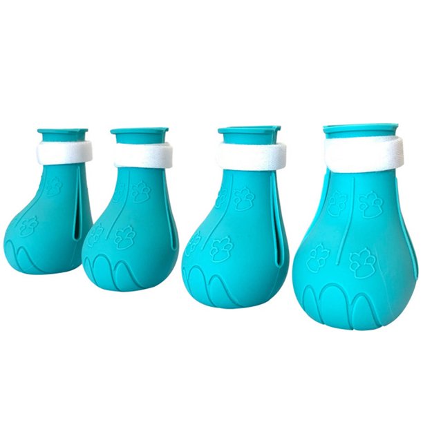 DejavYOU 4Pcs Set Pet Cat Washing Claw Foot Cover Anti Scratch Bath Cat