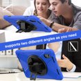 thumbnail image 4 of XYX Case for Lenovo Tab M11 11 inch 2024/Xiaoxin Pad 2024 with 360 Degree Rotating, Hand Strap, Shoulder Strap, Blue, 4 of 7