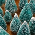thumbnail image 2 of Christmas Tree Artificial Small Tiny Pine Tree With Wooden Bases For Xmas Holiday Room Tabletop Decor, 2 of 6