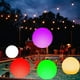 thumbnail image 2 of Pelota de Playa Inflable, Pelota con Luz LED Cambiante de Color, Juguete Flotante para Piscina con Control Remoto, 30cm, para Piscina, Playa, Lagos, Parques, 2 of 9